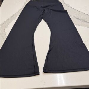 Sunzel Black Flare Yoga Pants for Women Very Soft and Stretchy Cross Waist